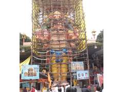 69-Foot Khairatabad Ganesh Idol ready for Ganesh Chaturthi