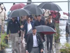 
      
      Sergio Gor visits Loktak Lake in Manipur, enjoys boat ride 
      
      