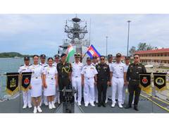 
      
      INS Kulish arrives at Ream Naval Base in Cambodia
      
      