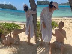 
      
      Taapsee Pannu shares rare glimpses with husband Mathias Boe
      
      