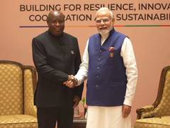 
      
      PM Modi holds bilateral meeting with Burundi President Évariste
      
      