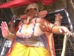 
      
      Assam's 45-feet-tall Ganpati idol offers tribute to Zubeen Garg
      
      