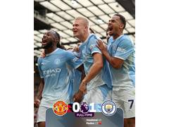 
      
      Premier League: Haaland strikes as Man City edge past Man Utd 1-0
      
      
