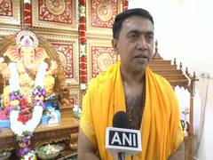 
      
      Goa CM Sawant celebrates Ganesh Chaturthi at ancestral home
      
      