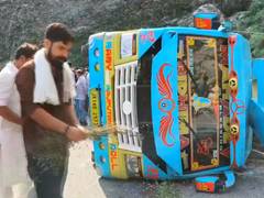 
      
      J-K: Two dead, five injured after minibus meets with accident on
      
      