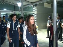 
      
      India women's cricket team back in Delhi after Asia Cup campaign 
      
      