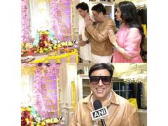 
      
      Govinda joins family for Ganesh Chaturthi celebrations
      
      