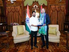 
      
      Telangana CM Revanth Reddy meets Prince Rahim Aga Khan-V,
      
      
