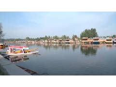 Tourists enjoy Shikara rides at Srinagar's Dal Lake