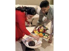 
      
      Suryakumar Yadav celebrates 'Ganesh Chaturthi' with family
      
      