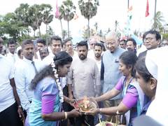 
      
      Dissanayake lays foundation for India-backed Mannar hospital unit
      
      