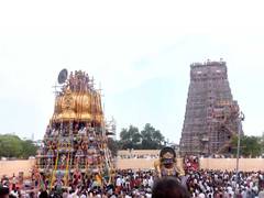 
      
      Madurai: Historic Maha Kumbabhishekam of Meenakshi...
      
      