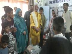 
      
      LG Sinha mark PM Modi's 76 birthday
      
      