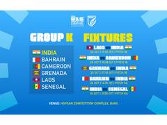 India drawn into Group K of the inaugural FIFA U15 World Cup 
