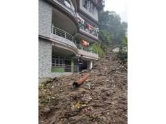 
      
      Landslide in Sikkim's Gangtok partially damages house
      
      