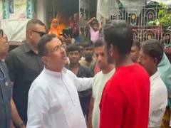 Bengal CM Adhikari Campaigns in Rejinagar, Meets Bereaved Family