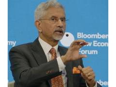 India not a 'middle power' but a power in the middle: EAM Jaishankar at Bloomberg New Economy Forum