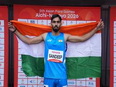 Sandeep sets T44 world record for 400m Gold as India reach 100-medal mark at Asian Para Games 2026