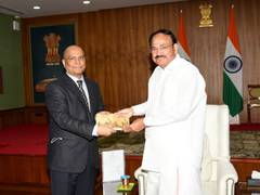 
      
      Vice President Venkaiah Naidu lauds efforts made by Siva Prasad 
      
      