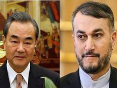 
      
      Chinese, Iranian FMs discuss bilateral ties, Afghanistan over...
      
      