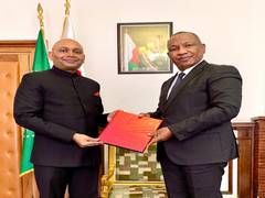 
      
      Ambassador Abhay Kumar calls on Madagascar PM, informs about...
      
      