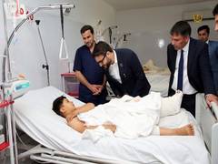 
      
      Afghan NSA visits Kabul terror attack victims
      
      