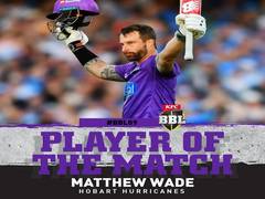 
      
      Hobart Hurricanes defeat Adelaide Strikers in BBL
      
      