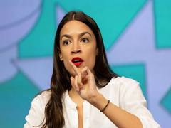 
      
      US Democratic Party Congresswoman Alexandria Ocasio-Cortez...
      
      