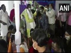 
      
      Chhattisgarh: Social distancing norms flouted at Minister's...
      
      