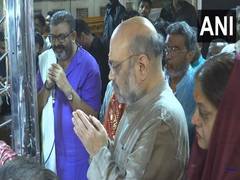 
      
      Amit Shah offers prayers at the Bahuchara Mata temple in...
      
      