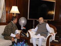 
      
      Bhutanese Foreign Minister calls on Home Minister Amit Shah
      
      