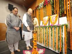 
      
      Amit Shah inaugurates exhibition based on PM Modi's life
      
      