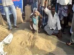 
      
      Farmers hold protest on Visakhapatnam - Araku road demanding...
      
      