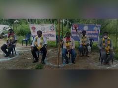 
      
      Electricity dept employees in Andhra's Krishna district stage...
      
      