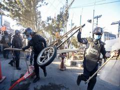 
      
      Kathmandu: Protesters, police clash during demonstration...
      
      