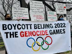
      
      Tibetans, Uyghurs and Hong Kongers launch protest ahead of...
      
      