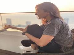 
      
      Coffee under the setting sun makes Anushka Sharma smile the most!
      
      