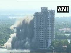 
      
      Third residential apartment demolished in Kerala 
      
      