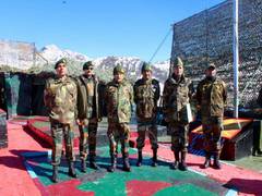 
      
      Eastern Army Commander visits forward areas; reviews...
      
      