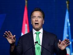 
      
      Arnold Schwarzenegger takes a dig at Donald Trump
      
      