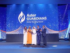
      
      Ahmed bin Saeed honours winner of Aster Guardians Award
      
      