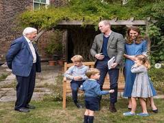 
      
      Prince George receives a prehistoric gift from broadcaster...
      
      
