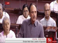 
      
      Give us our 'Old India' back, says Azad in RS
      
      
