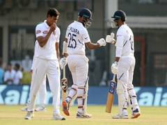 
      
      Indore Test: India bundle out Bangladesh on 150, trailing by...
      
      
