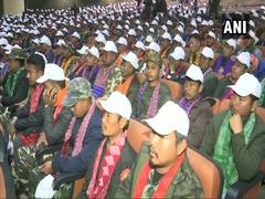 
      
      Over 1,600 cadres of NDFB lay down arms in Assam
      
      