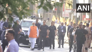 
      
      Lok Sabha elections: PM arrives in Ahmedabad to cast his vote
      
      