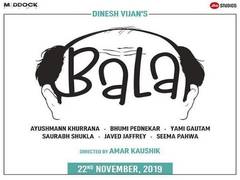 
      
      Ayushmann, Bhumi starrer 'Bala' to release in November
      
      