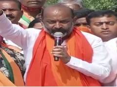 
      
      Telangana BJP chief threatens to demolish AIMIM office if it...
      
      