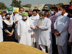 
      
      Punjab govt starts paddy procurement at Khanna grain market
      
      