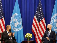 
      
      President Biden meets Guterres, reaffirms 'strong...
      
      